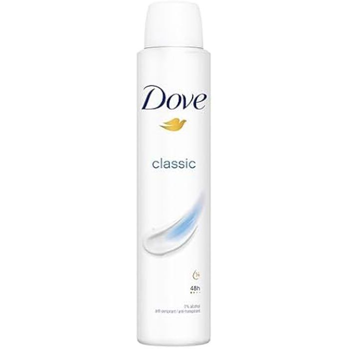 Дезодорант - DOVE - ORIGINAL CLASSIC - 200 мл - Без спирта - Унисекс