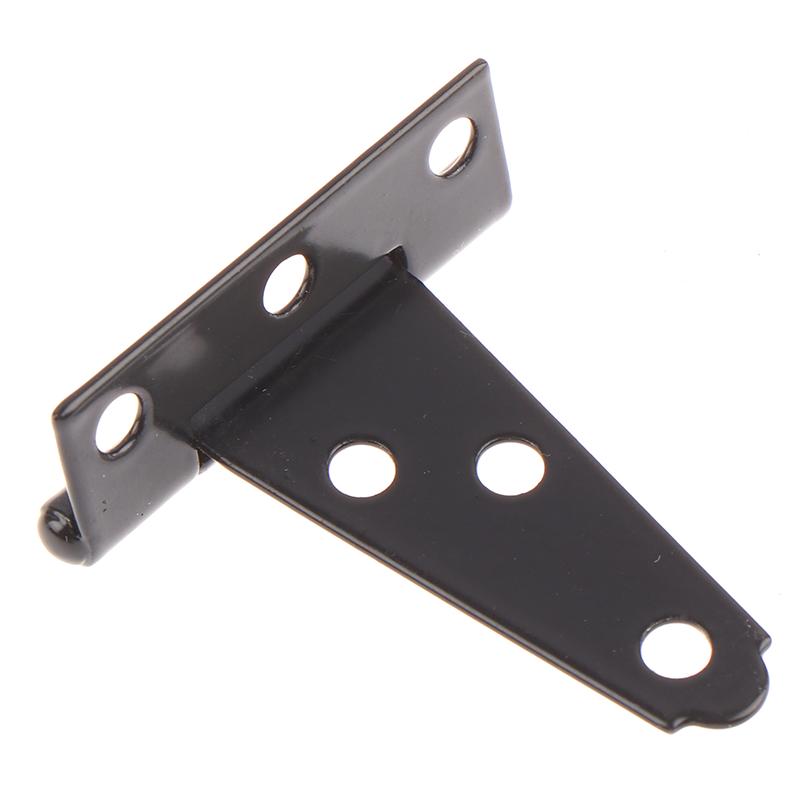 Черная краска Т-образная треугольная петля Шкаф сарай деревянные дверные петли петли оборудование