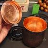 Винтажная Медная Кружка для Кофе, Утолщенная, с Крышкой, 500 мл, Стакан для Холодных Напитков, Ручная Работа, Текстура Молотка, Плетеная, Кружка для Чая, Посуда
