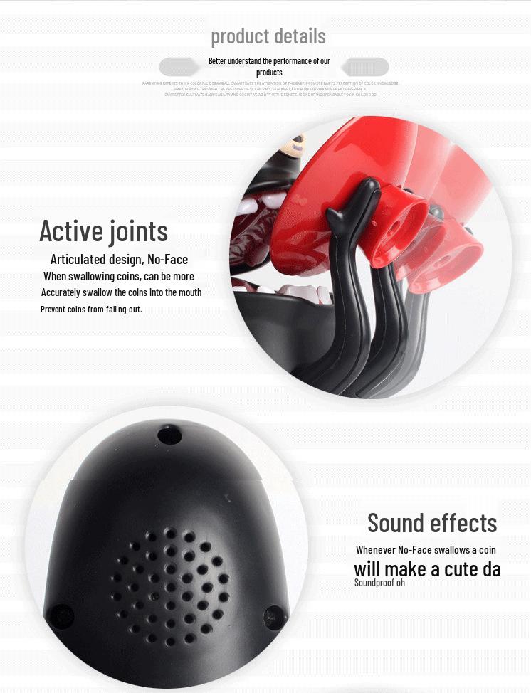 No-Face Man Electric Coin-Eating Piggy Bank