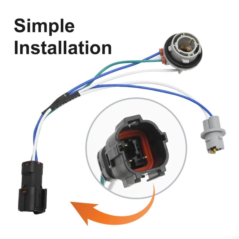 Replacement Taillight Socket Wiring Automotive Accessories Easy Installation Tail Light Lamp Socket Harness 92480-D9020 Q6RD