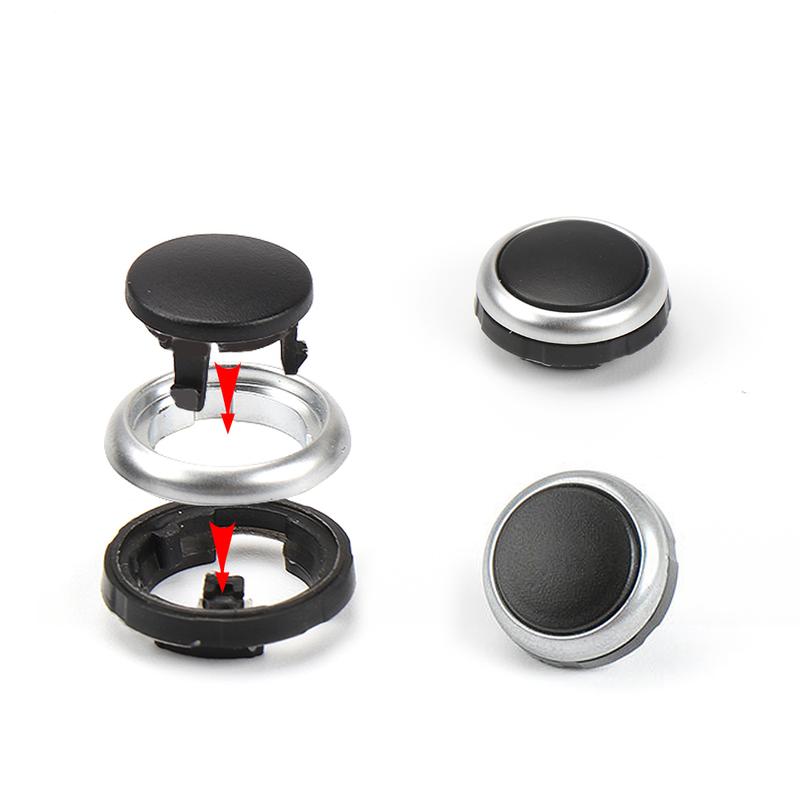 Car Interior Icon-Free Radio Knob for BMW 5/6/7 Series F02 F06 F07 F18 X5 F15 X6 F16 Auto Audio Control Button OE 63139328426-1