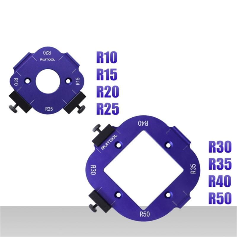 Радиусный угловой модуль 10/15/20/25 мм для столярных работ и энтузиастов DIY, отличающийся прочной конструкцией из алюминиевого сплава