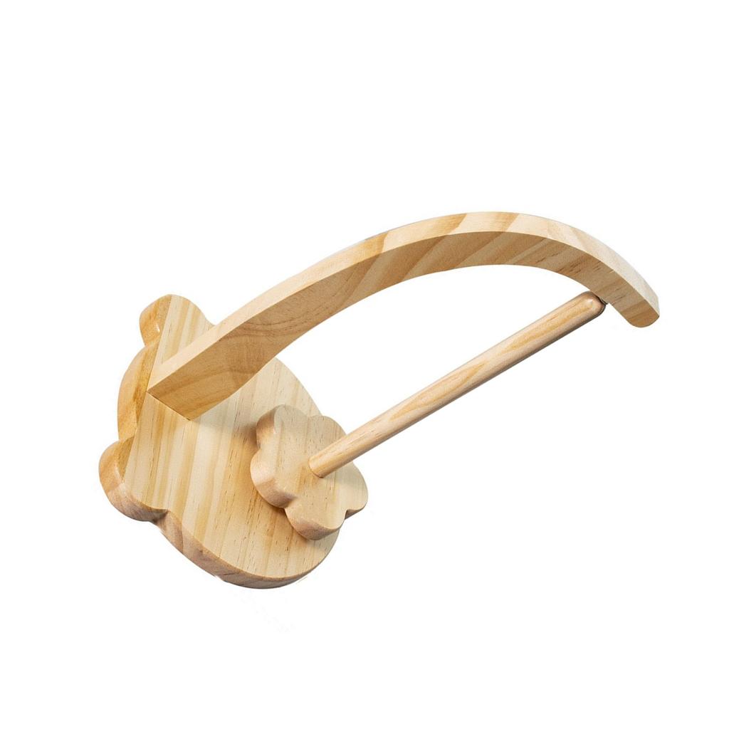 Magnetic Yarn Holder with Twirling Mechanism Wood Yarn Dispenser Double Side Thread Spool Holder for Hand Stitching