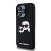 Karl Lagerfeld Klhmp15Lskchpplk Iphone 15 Pro 6.1 Czarny/Black Hardcase Silicone Karl & Choupette Magsafe