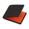 Inden HISOCA Hisoka Traditional Craft Koshu Inden Deerskin Lacquer Original Brand Wallet Black with Black Lacquer Dragonfly Design [Inden-ya]