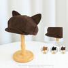 Cat Ear Octagonal Hat Women's Autumn Winter Beret Duck Tongue Painters Hat