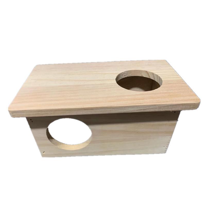 RUI RUI YU, деревянный дом с маленькими животными, лабиринт, туннели, исследование многокамерных убежищ для хомяков, игрушки для обогащения