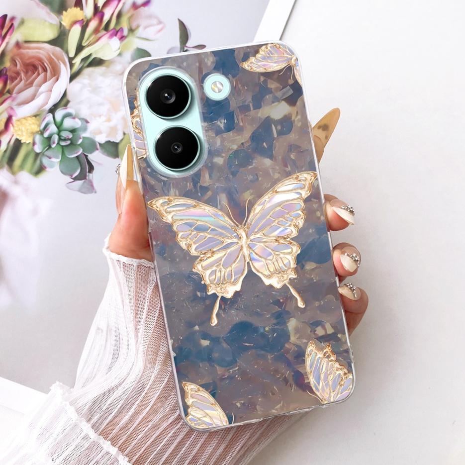 Чехол для Xiaomi Poco X8 Pro 5G Милый Чехол с Рисунком Сердечка Мягкий Тонкий Чехол для Телефона Для Xiaomi Poco X8 Pro Max PocoX8 Pro 5G