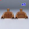 10 шт. Кубики MOC Торс Тело Мужчина Мышечные Штаны 4 см Деталь Фигурки Частицы Собранные Строительные Блоки Детские Игрушки