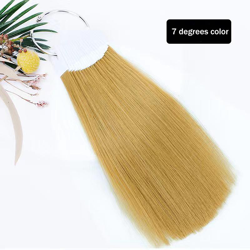 30 шт. 23 см образцы цветов из натуральных человеческих волос для наращивания волос, салонные инструменты, таблица образцов для окрашивания волос, практика окрашивания