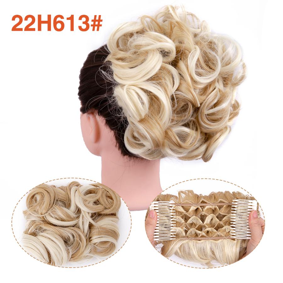 Грязная расческа на заколке для волос в виде пучка, 1 шт., взлохмаченная прическа, наращивание волос, пучок, вьющиеся шиньоны, резинки для волос для женщин и девочек