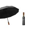 Folding Umbrella with Automatic Opening and Large Solid Wood for Men 12 Ribs and UV Protection Perfect for All Weather Including Rainy and Heavy Rain
