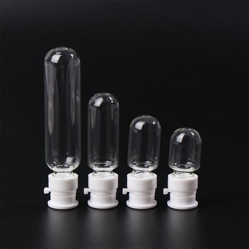 5Pcs 2/3/5/10Ml Mini Refillable Bottle Transparent With Cap Empty Sample Vial Powder Solid Storage Essential Oil Bottle