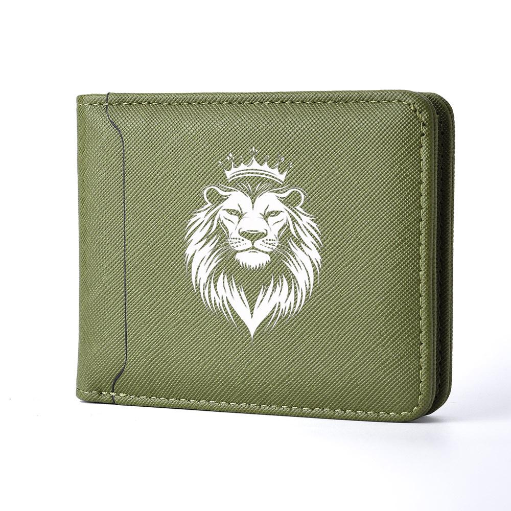 Men's Wallet Short Ultra-Thin Personalized Design Multi-Card Slot Man's Wallet Multi-Functional Credit Card Holder