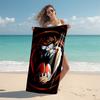 Beach Towel with Taz-Mania Pattern - soft,absorbent,machine washable Lightweight&Modern,swimming,Travel Essentials