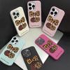 Чехол для телефона iPhone 11 13, чехол для iPhone 12 14 15 16 Pro Max 12 Pro 15 Plus, кожаный, окрашенный, водонепроницаемый, устойчивый к падениям и износу, мультяшный