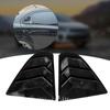 Carbon Fiber Rear Quarter Window Side Vent Shutter Louver Windshield Cover Trim Decor Compatible For Lancer Car Styling