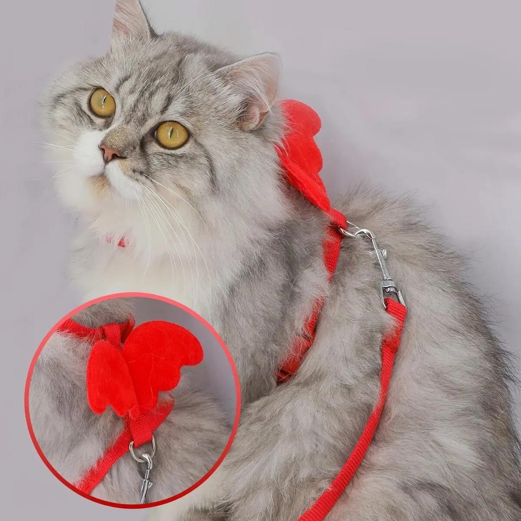 1 шт. Набор из шлейки и ручки Wings Pet для кошек и маленьких собак