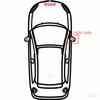 Paintable Reverse Mirror Housing Cap For BMW X3 G01 X4 G02 X5 G05 X6 G06 X7 G07 2017- Car Accessories51168496623 51168496624