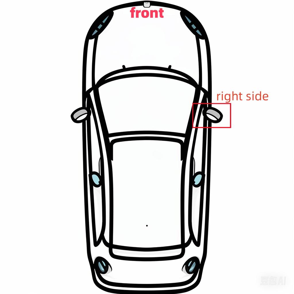 Paintable Reverse Mirror Housing Cap For BMW X3 G01 X4 G02 X5 G05 X6 G06 X7 G07 2017- Car Accessories51168496623 51168496624