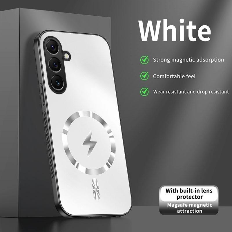 Для Samsung Galaxy S25 FE / S26 FE Чехол Интегрированное магнитное светопоглощение Модный ледяной как матовая поверхность Амортизирующий кейс