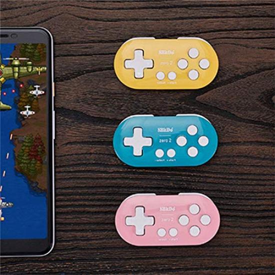 Контроллер геймпада 8bitdo ZERO, совместимый с Switch, беспроводной игровой контроллер Bluetooth для смартфонов и планшетов, совместимая с коробкой-ручкой