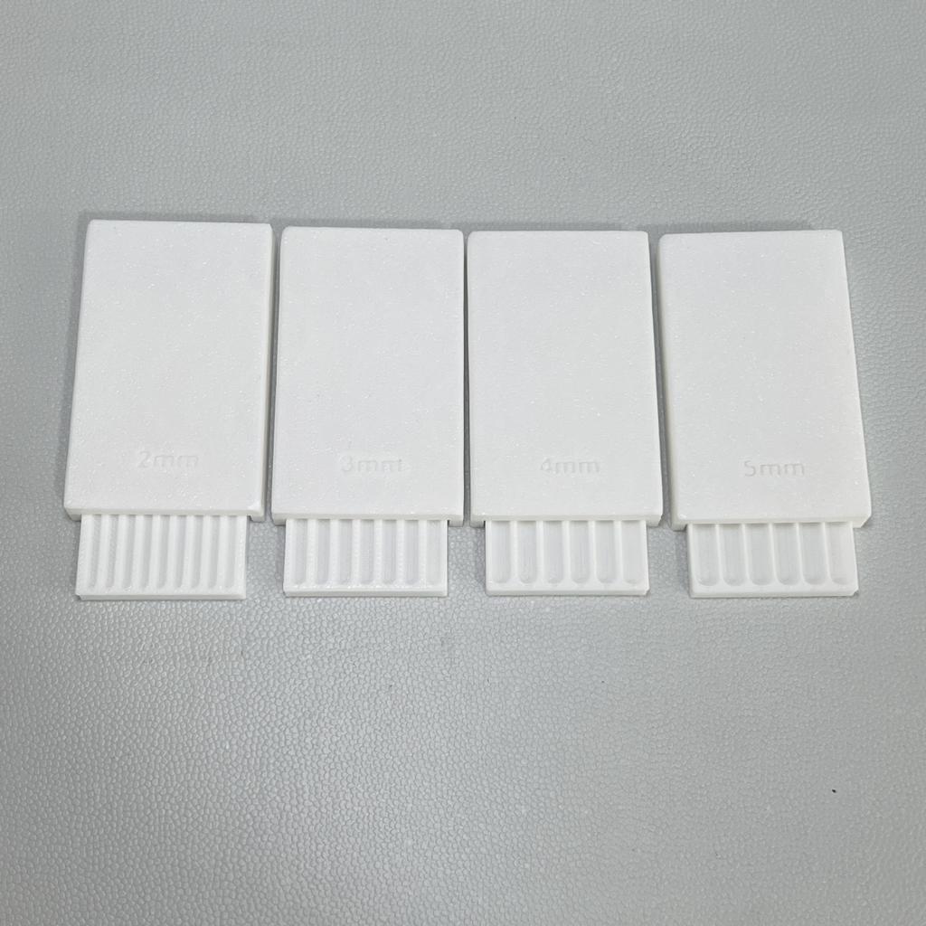 4Pcs 2/3/4/5mm Rubbing Strip Ball Clay Mould Soft Ceramic Clay Rapid Molding Tool for Art DIY Hobby Enthusiasts