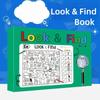 Interactive Find & Color Book Thicken Paper Enhanced Attention Hidden Object Coloring Book Observation Skills Seek & Color Book