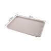 Nordic Style Rectangular Plastic Tray Household Thickened Food Plates Bread Pan Non-slip Tableware Storage Tray Kitchen Utensils