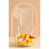 New Fruit Fork Set Disposable Plastic Two Toothed Household Cake and Dessert Fork