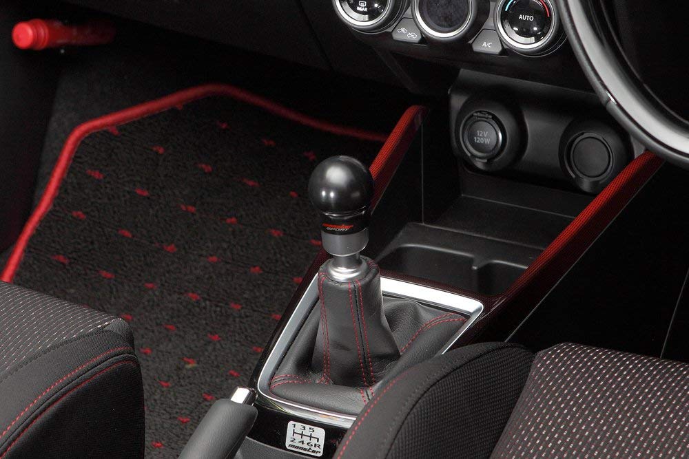 MONSTER SPORT Monster Shift Knob M12 x Spherical Black for Swift Sport C-Type P1.25 47mm h51.5mm [ZC33S] 831121-7650M