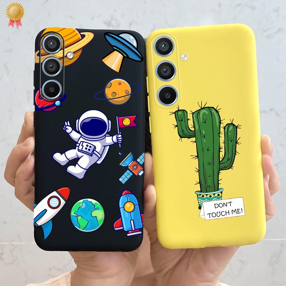 Для Samsung Galaxy A24 A 24 4G Чехол Милый Ударопрочный Силиконовый Мультяшный Задняя Крышка Для Samsung A24 SM-A246M A 24 Funda