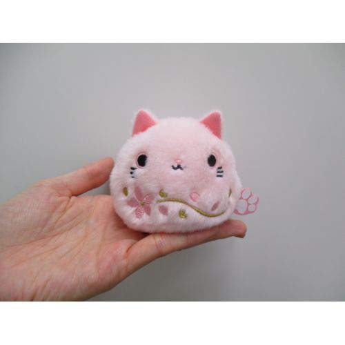 Sanei Boeki Оригинальный плюшевый кот Dango Sakura Cat Dango Sakura x D6 x H7cm Animal W7,5