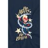 Captain Marvel Mens Be Merry Be Bright T-Shirt