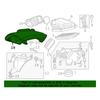 Для резонатора воздухозаборника двигателя Honda 17243-RV0-A00