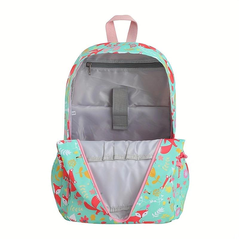 Милый рюкзак с принтом лисы и школьная сумка в корейском минималистском стиле большой вместимости для девочек и мальчиков-подростков