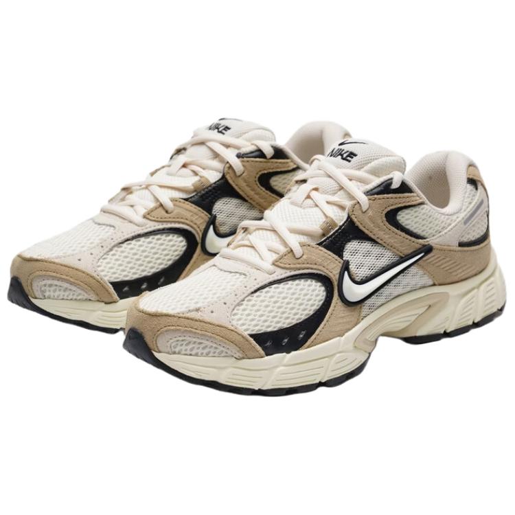 Nike V5 RNR Устойчивые к истиранию Дышащие Низкие Беговые кроссовки Мужские Бежево-коричневые IX0702-101