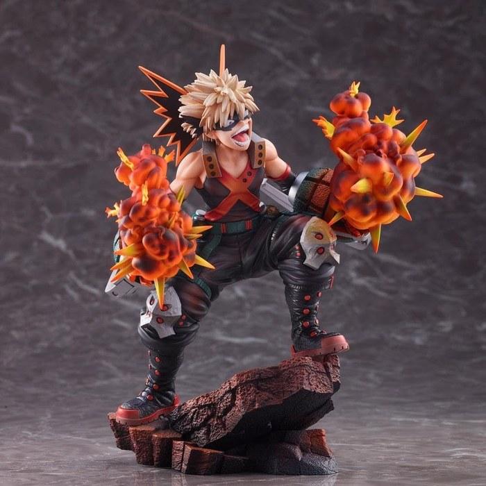 My Hero Academia Bakugo Katsuki 1:8 Scale S Fire Figure Getaway Solid. 8.5 inches