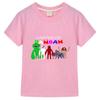 Garden of Banban Game T Shirt Kids 100%Cotton Boy Girl Summer Short-Sleeved T-shirts Girls Clothes T Shirt for Kids Boy 10 Years Anime Cartoon T-shirt