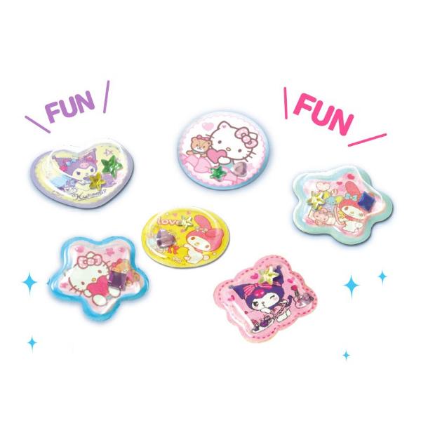 WeDream Sanrio Персонажи Bling Bling 3D наклейки Crafting Play, разноцветные корейские популярные игрушки