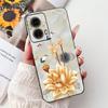 Чехол для Motorola Moto G35 Cover XT2433-5 Популярный Цветочный Рисунок Мягкий Силикон Ударопрочный Coque для Moto G55 G75 G85 5G TPU Capa
