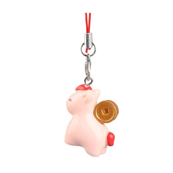 Подвеска для телефона Шарм Год Лошади 2026 Брелок на удачу Форма животного зодиака Мобильные телефоны Ключи Сумки Украшение