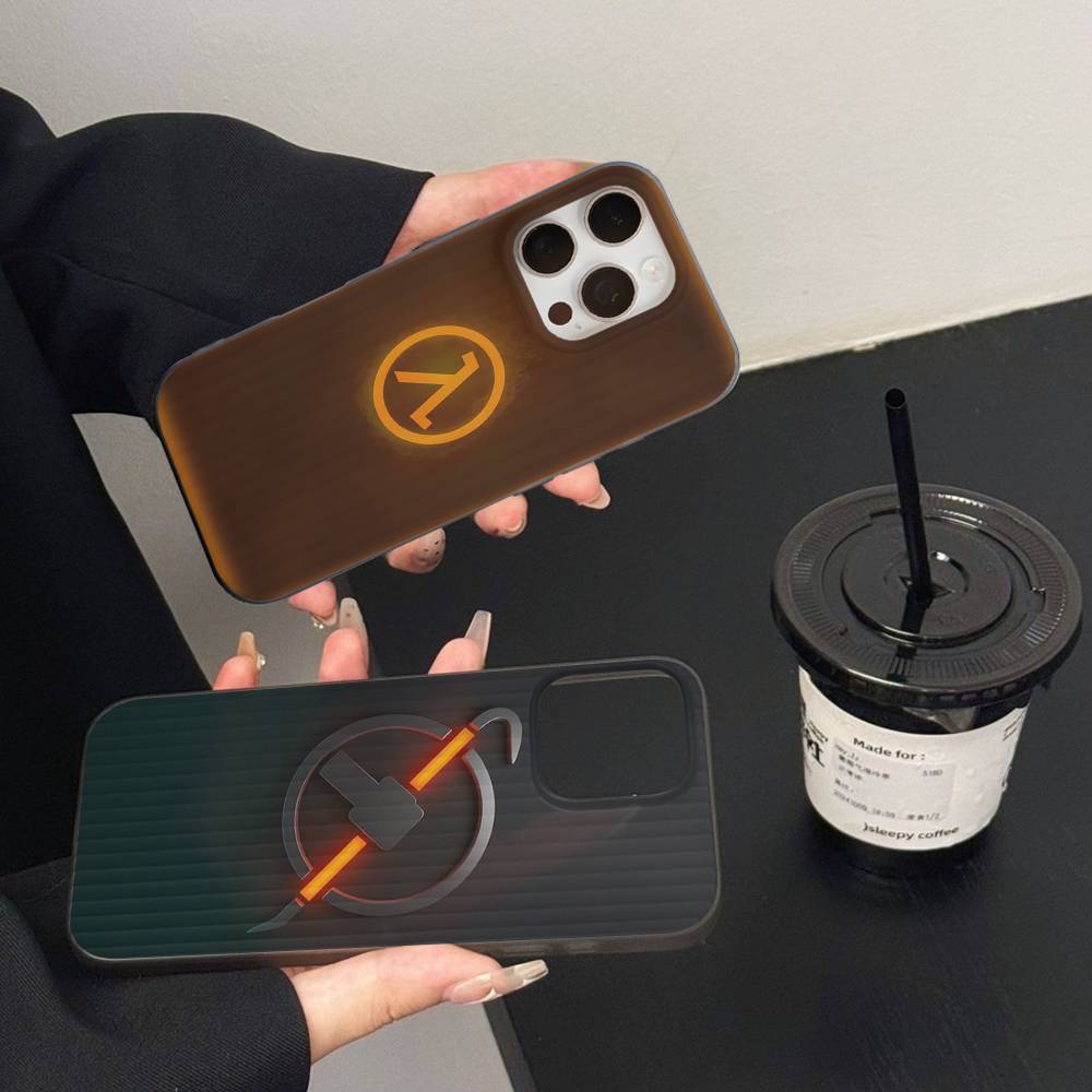 Чехол для телефона Half Life Для iPhone 17 16 15 11 12 13 14 Pro Max Мягкий гофрированный силиконовый чехол