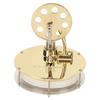 Stirling Engine Motor Model Low Temperature D2 Golden Zinc Alloy Stainless Steel Educational Electricity Power