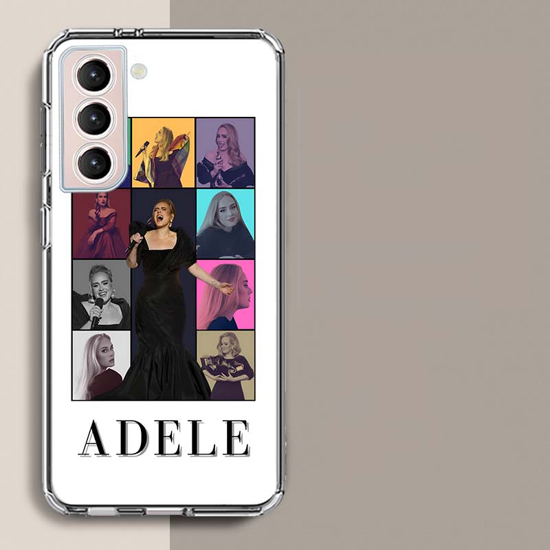Чехол для телефона Singer A-Adele для Samsung Galaxy S25 Edge S24 S23 FE S21 S20 S10 Plus S22 S26 Ultra Чехол Прозрачные Чехлы ТПУ Capa Оболочка