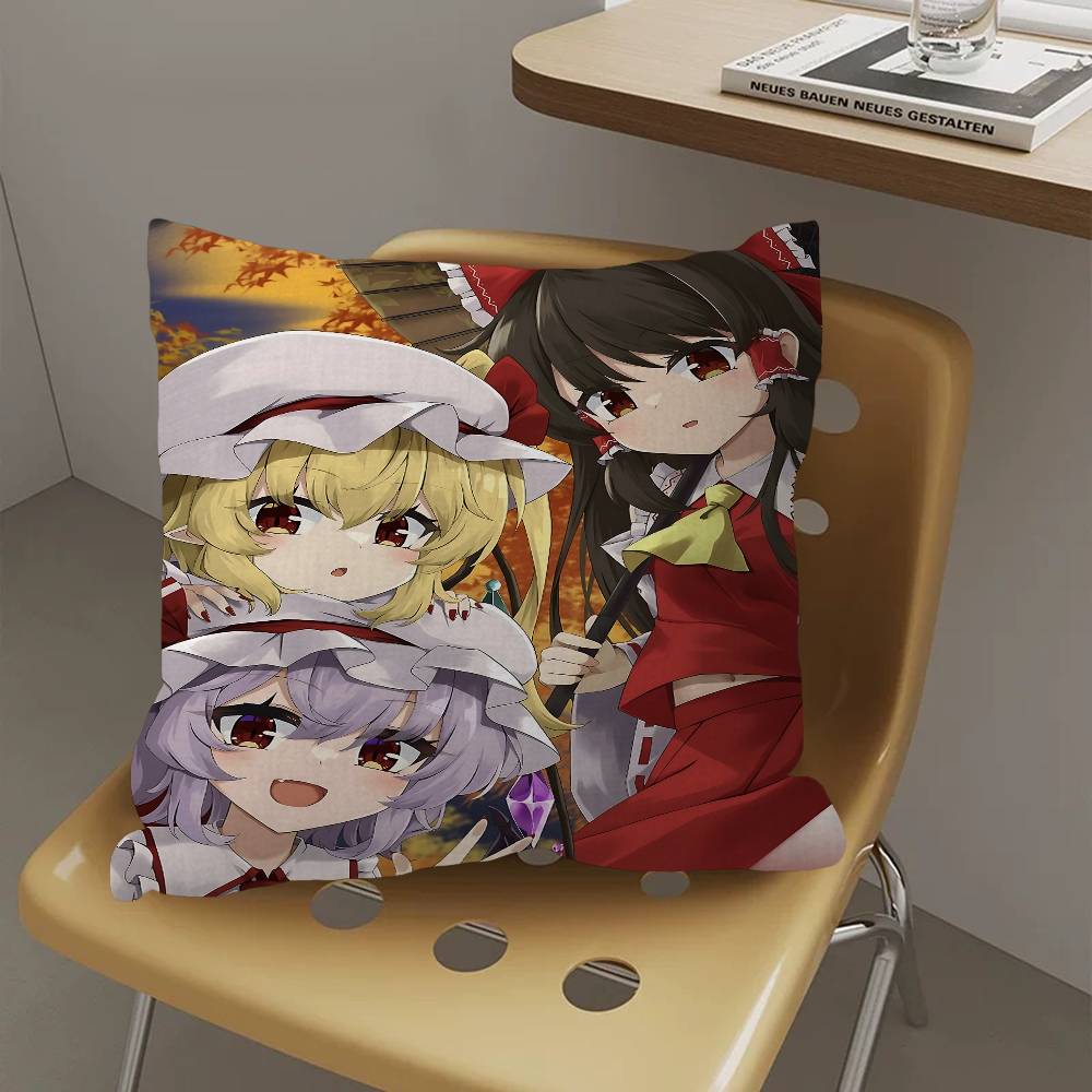 Аниме Т-Проект Touhou Наволочка Дизайн Чехол для Подушки Декор Праздничный Декорати