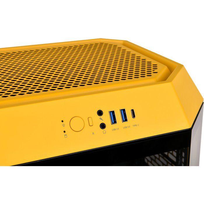 THERMALTAKE - CA-1Y4-00S4WN-00 - The TOWER 300 - Boitier PC sans alimentation - Mini tour - Format Micro-ATX - Bumblebee