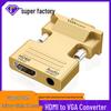 Адаптер HDMI на VGA со звуком для компьютера, монитора, телевизора, проектора