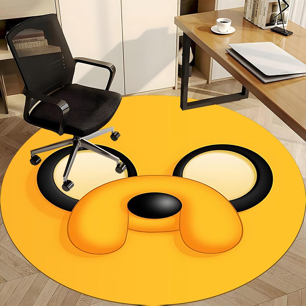 1 шт. Время приключений Джейк Собака Офисный Круглый Ковер, Под Офисные Стулья Спальня Гостиная Домашний Декор a1022306